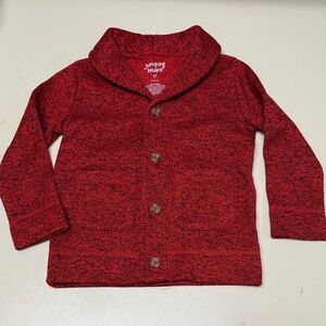 Jumping Beans Kids Red Button Down Cardigan